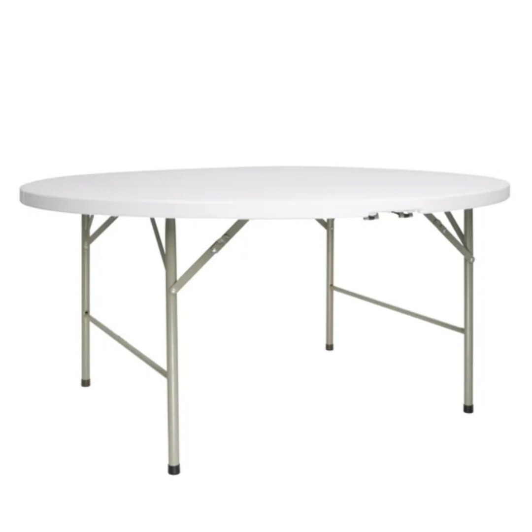 Premium round folding table 1.8m - seats 10