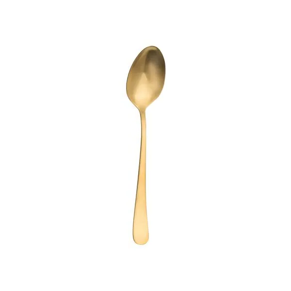 Gold dessert spoons